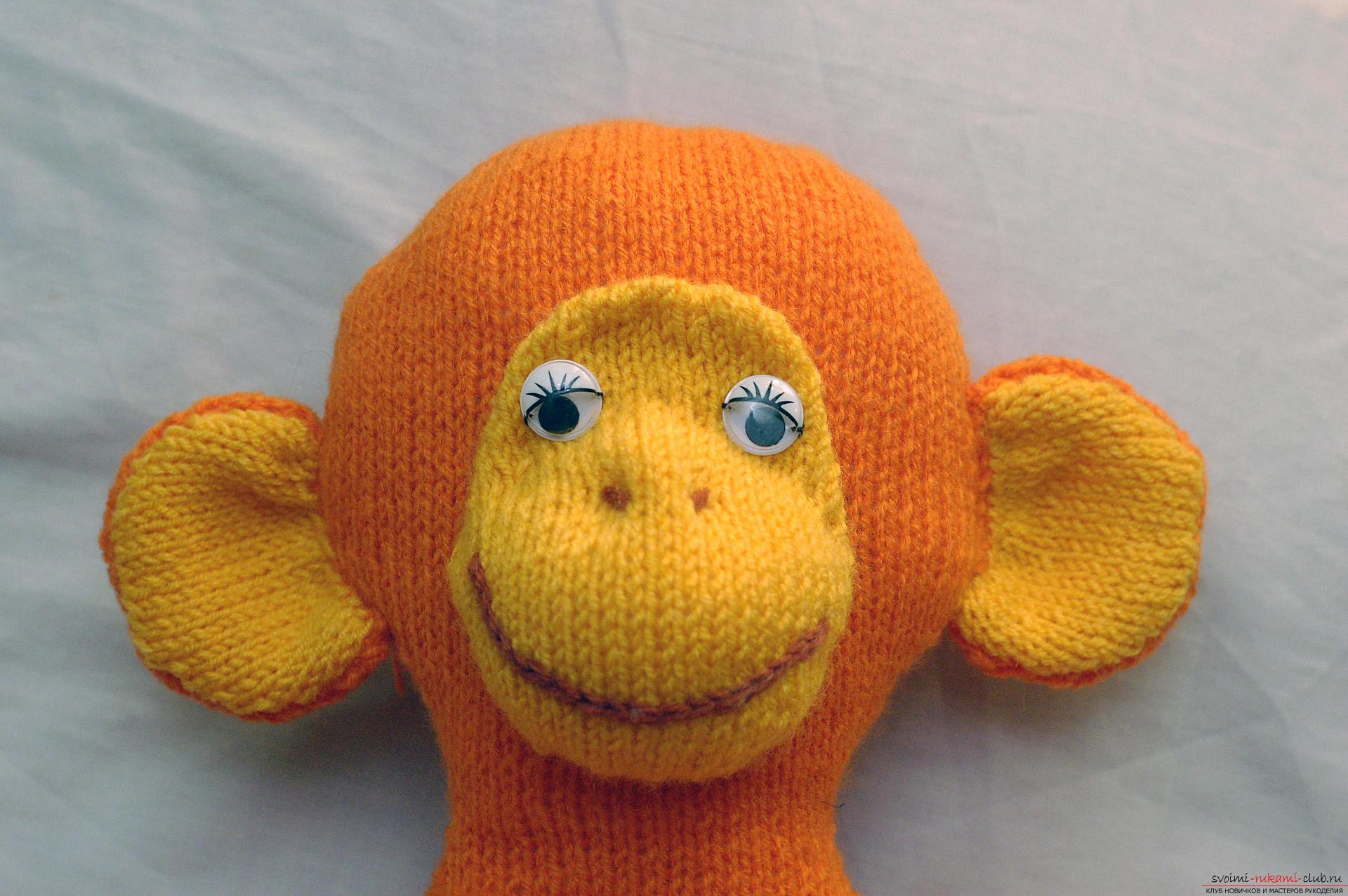 Мастер-класс изготовления символа 2016 года – обезьянки, вязаной своими руками игрушки.. Фото №21